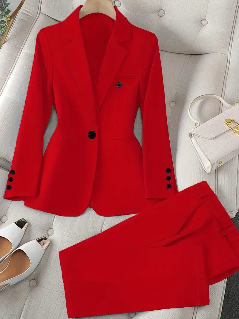 Tazmin – Eleganter Hosenanzug Mit Jacke