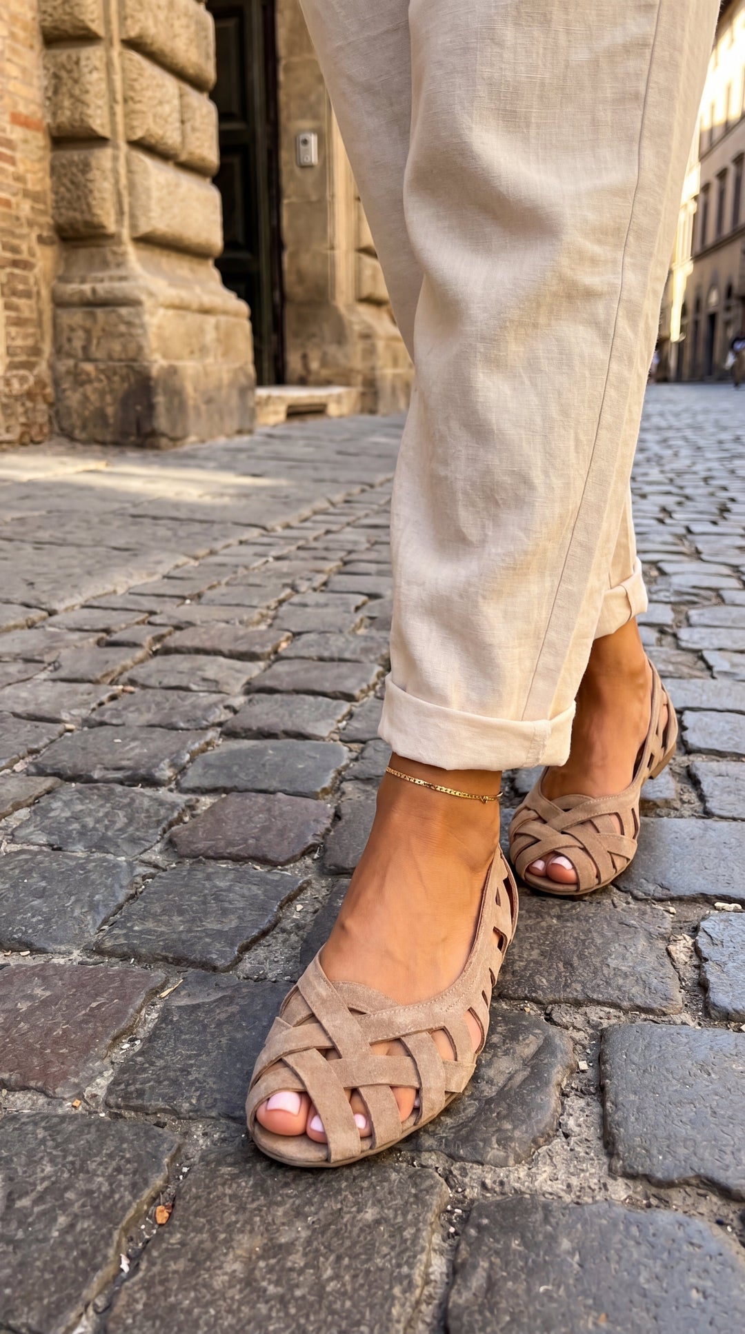 Darsy – Sandalen Mit Gekreuzten Riemen