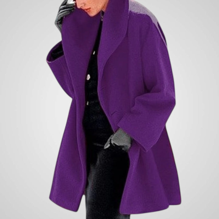 Elodie – Luxus Aus Wolle Windjacke Mantel