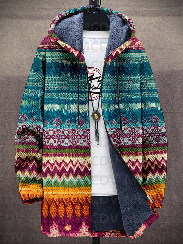 Jedda -  Von der Kunst Inspirierter Luxus Strickjacke