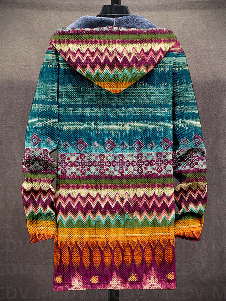 Jedda -  Von der Kunst Inspirierter Luxus Strickjacke