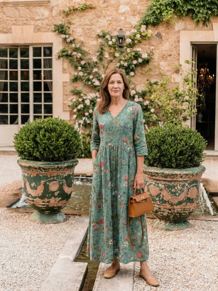 Meriana – Prämie Maxi Kleid Mit Blumenmuster