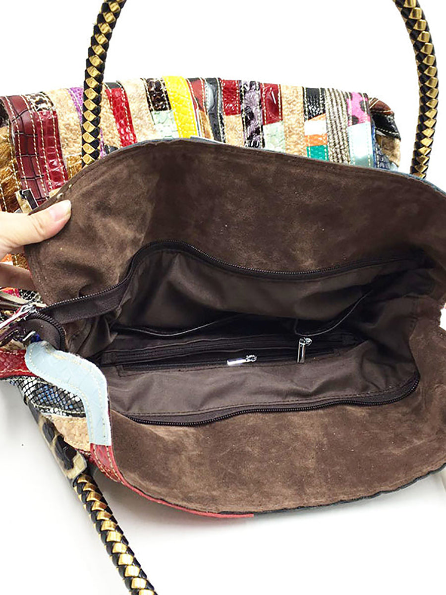 Mishahna - Modische Farbenfrohe Handtasche im Western Stil
