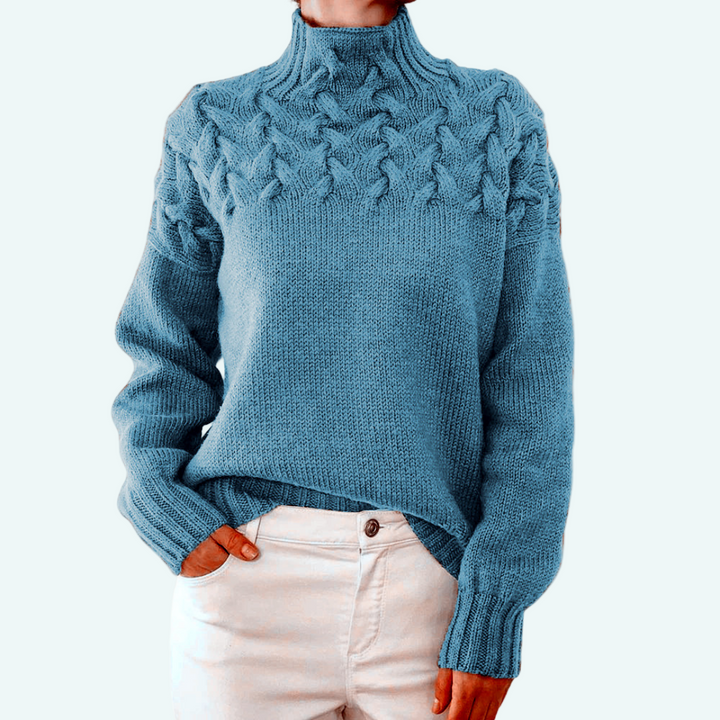 Farrah - Eleganter Strickpullover Mit Rollkragen