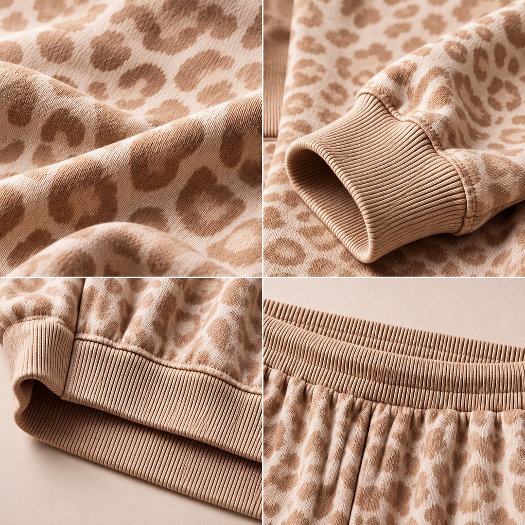 Hiniza – Zweiteiliges Set mit Leopardenmuster