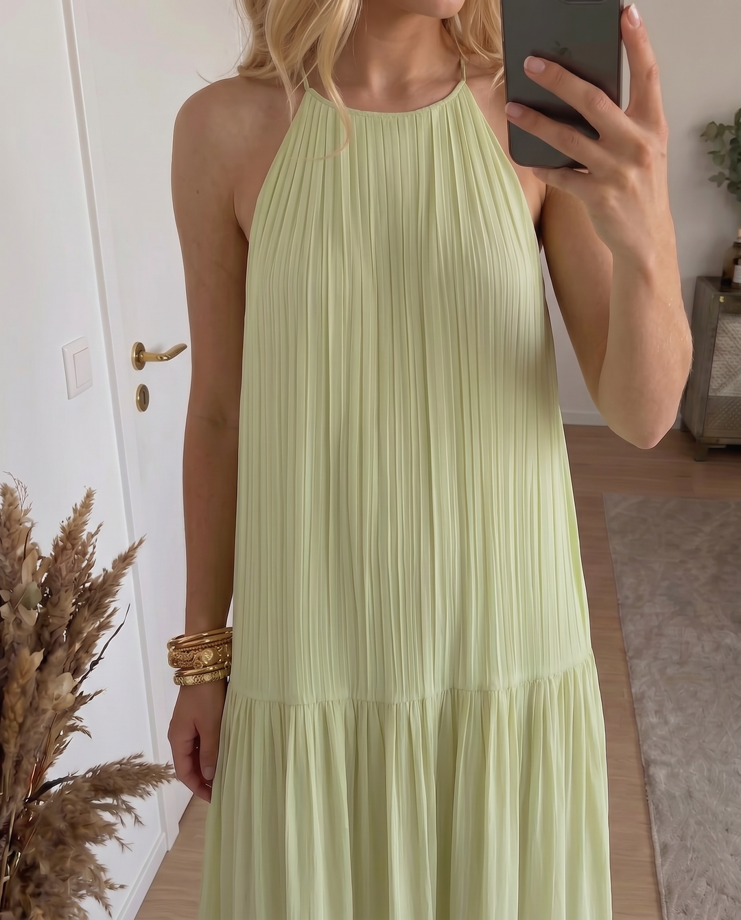Frazier – Ärmelloses Maxikleid mit Falten