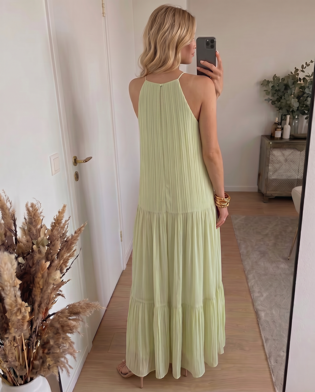 Frazier – Ärmelloses Maxikleid mit Falten