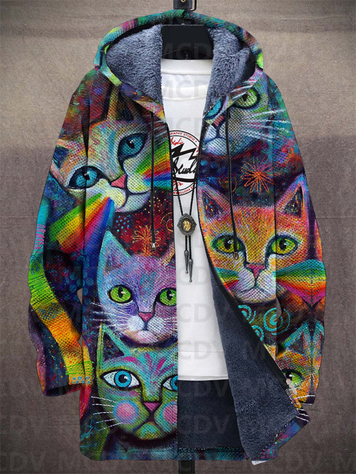 Lowanna – Luxuriöser Von Kunst Inspirierter Strickjacke