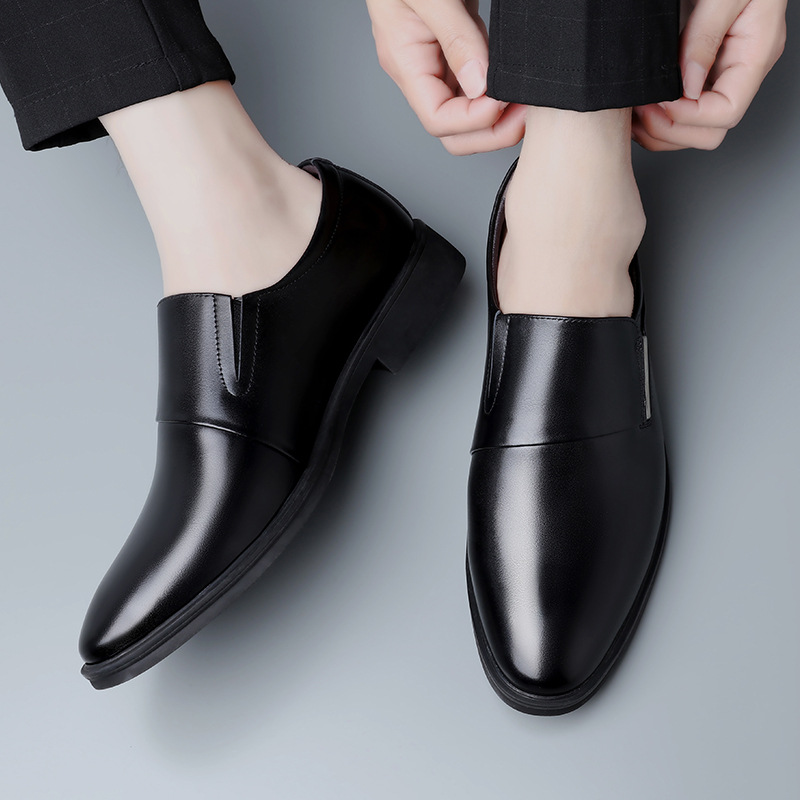 Hader – Leder-Loafer Mit Spitzer Zehenpartie