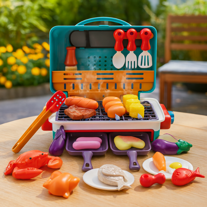 GrillMagic – Hochwertiges Grillspielset mit Farbwechselnden Lebensmitteln