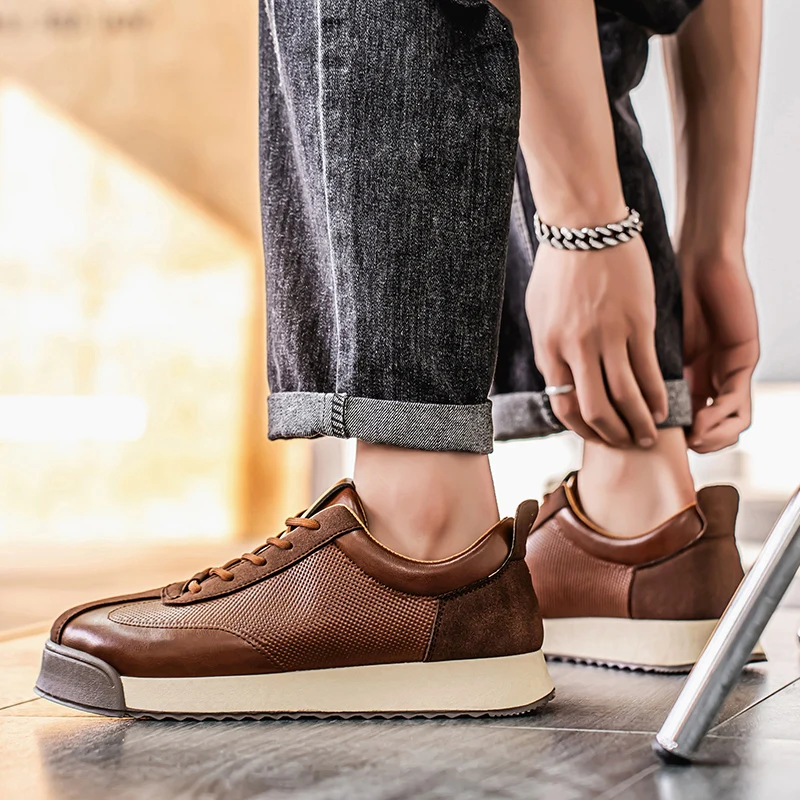 Leopoldo - Leder Turnschuh
