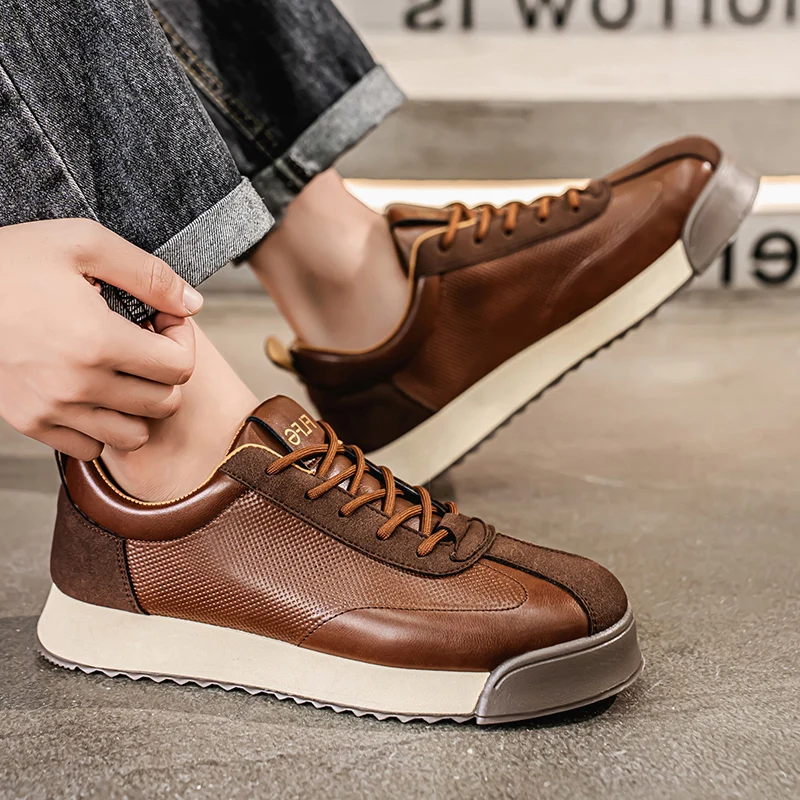 Leopoldo - Leder Turnschuh