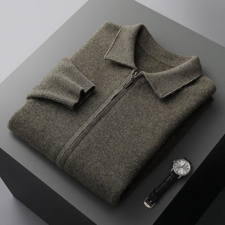 Keelon – Eleganter Woll Pullover Mit Reißverschluss