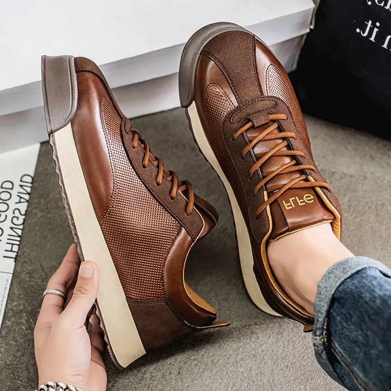 Leopoldo - Leder Turnschuh