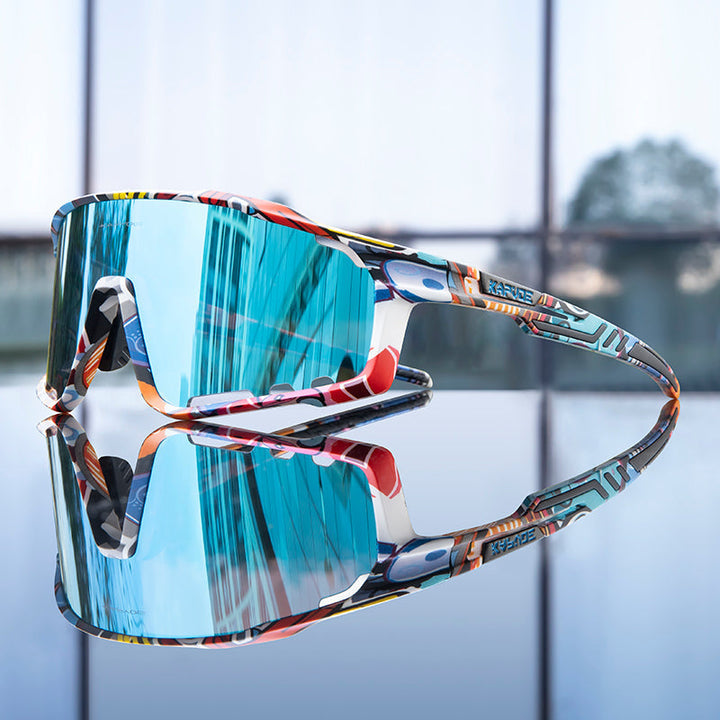 Aerovex - Verspiegelte Rundum Geschlossene Fahrrad Sonnenbrille