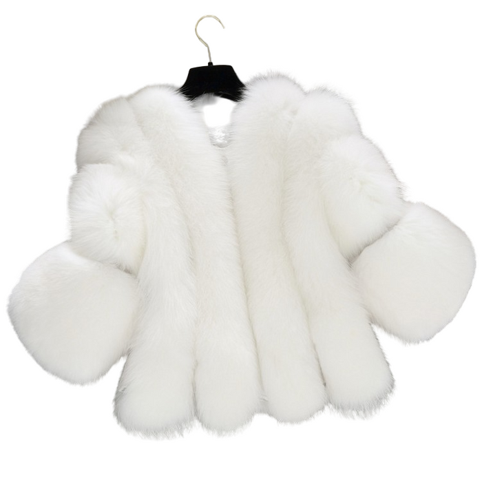 Caitlyn – Stilvolle Kunstfell Jacke