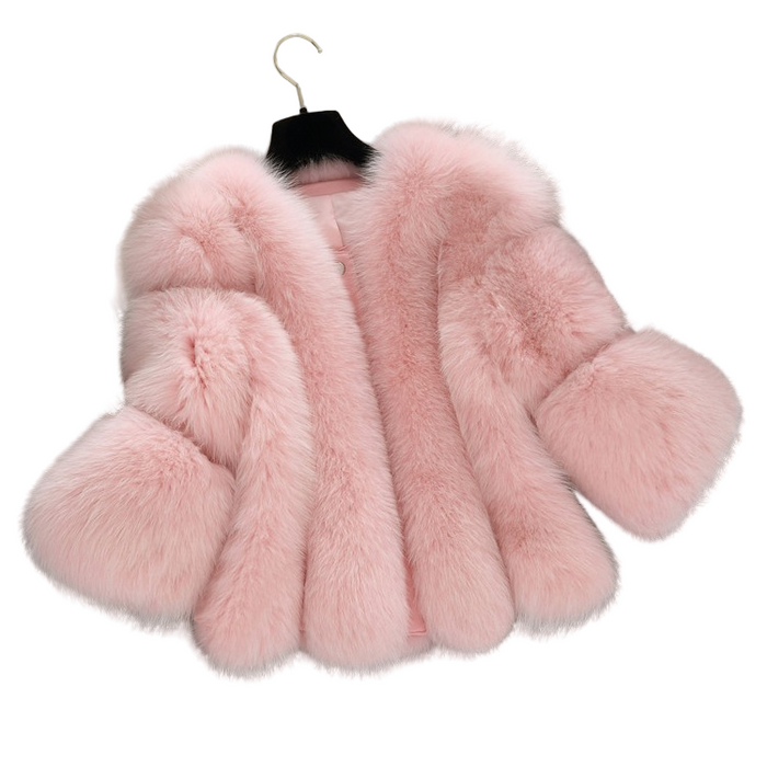 Caitlyn – Stilvolle Kunstfell Jacke