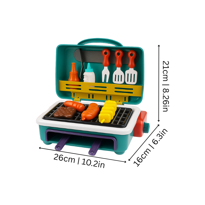 GrillMagic – Hochwertiges Grillspielset mit Farbwechselnden Lebensmitteln