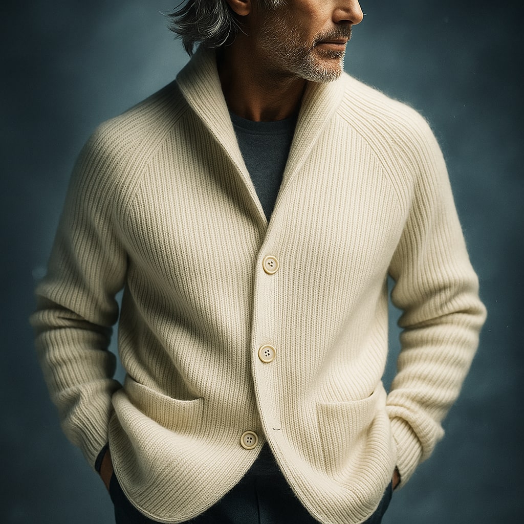 Lannister – Gerippter Wollcardigan