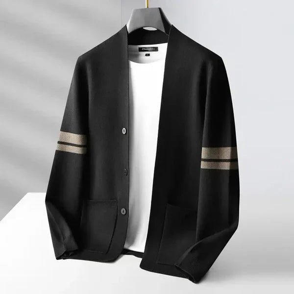 Seamus – Lässiger Strickjacke Mit Knopfleiste