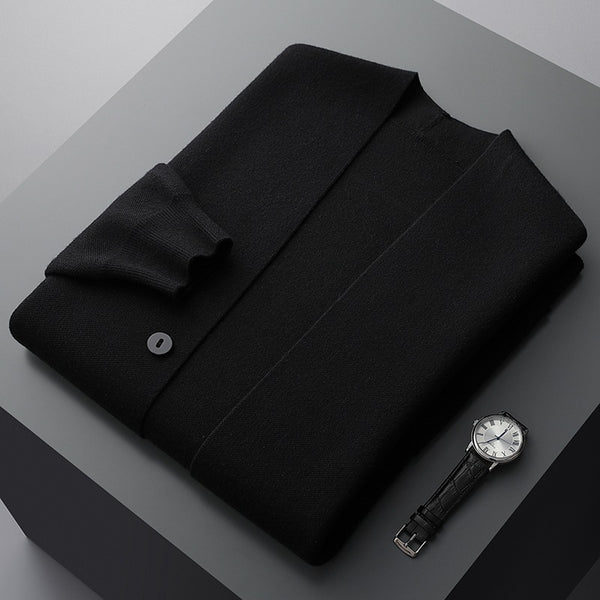 Seamus – Lässiger Strickjacke Mit Knopfleiste