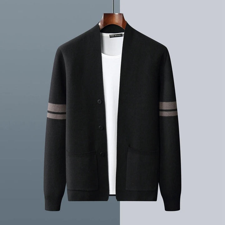 Seamus – Lässiger Strickjacke Mit Knopfleiste