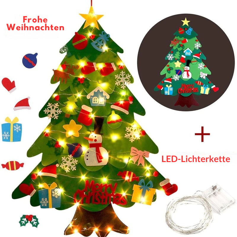 TreeTastic – DIY-Filz Weihnachtsbaum-Setz