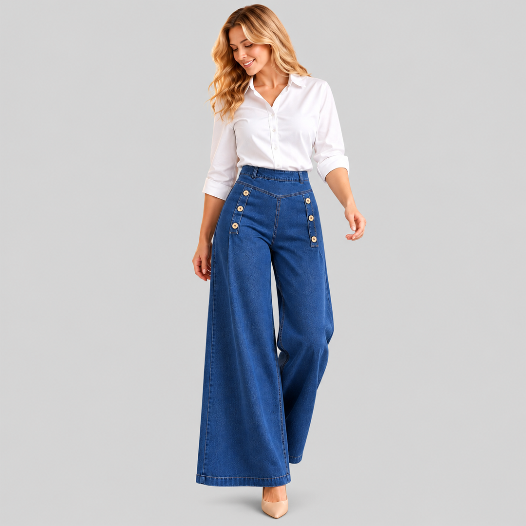 Miniza – Stretch-Jeans Mit Zierknöpfen