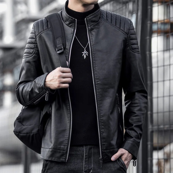 Wiktor - Premium Leder Jacke