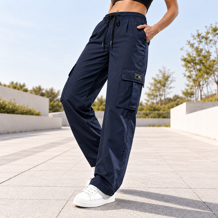 lauriane - Cargo Hose Mit Geradem Bein