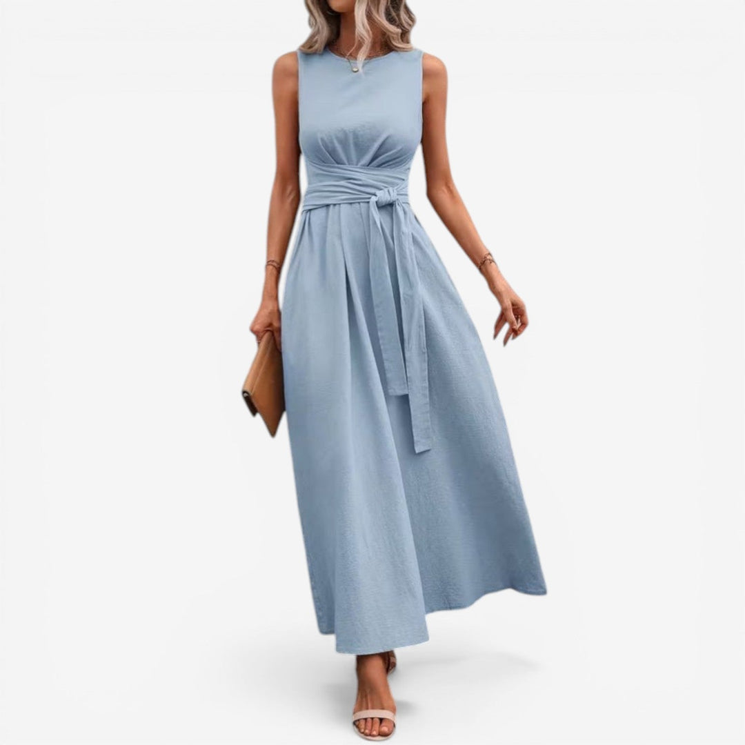 Tilina – Lässiges, ärmelloses Kleid Mit Gebundenem Rücken