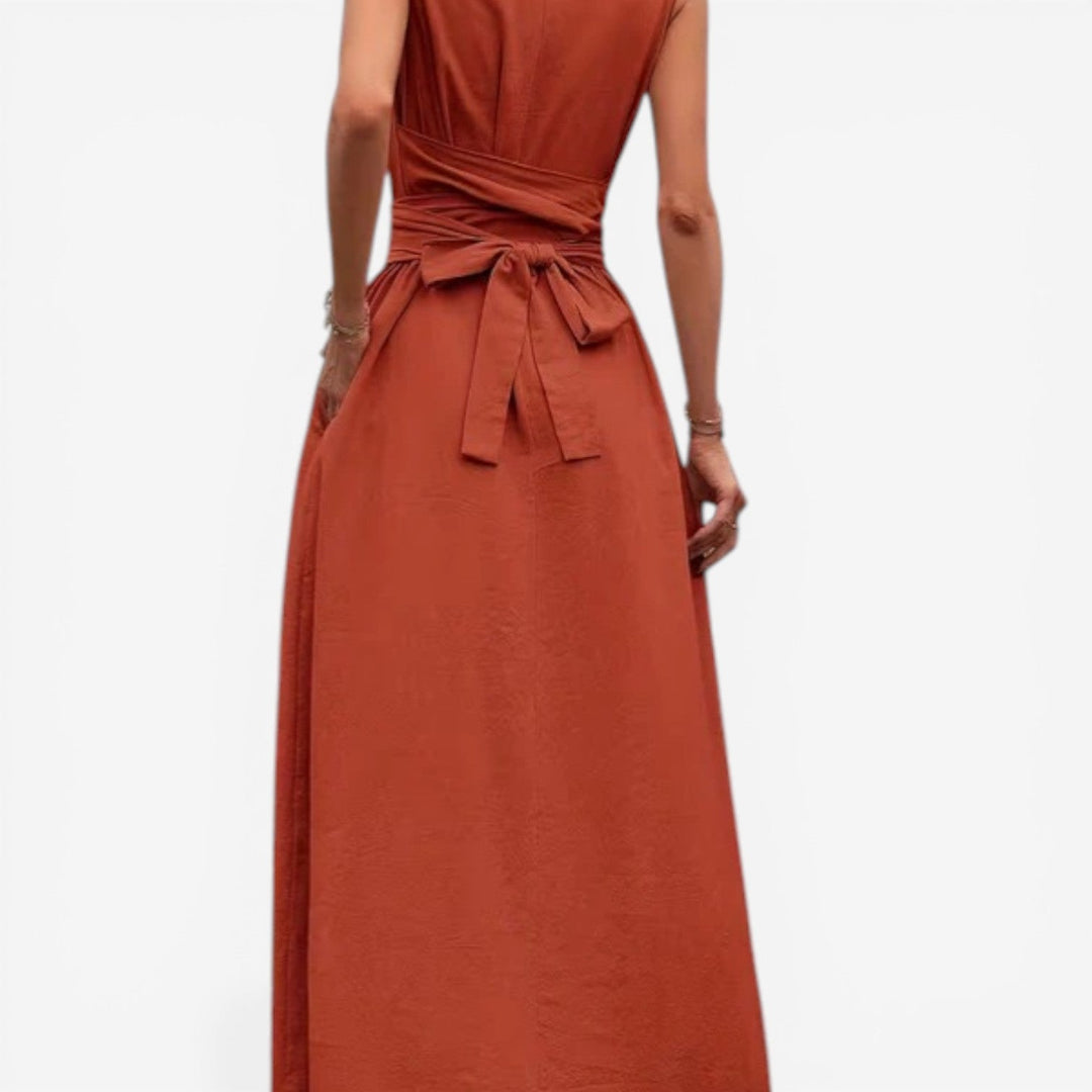 Tilina – Lässiges, ärmelloses Kleid Mit Gebundenem Rücken