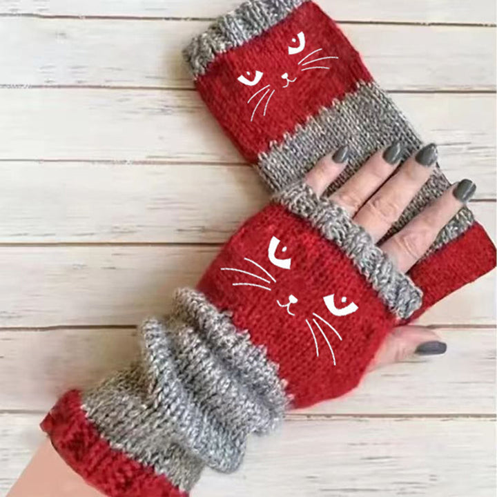 CozyPaws – Warme Handschuhe mit Cartoon-Motiv
