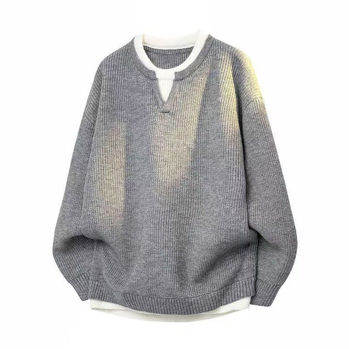 Avner – Langärmeliger Strickpullover
