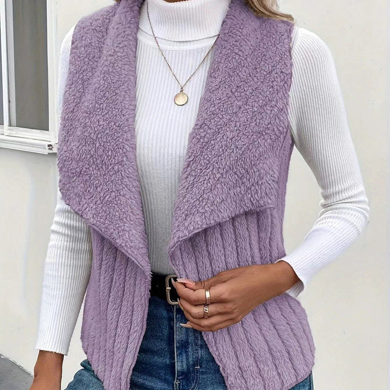 Vincenza - Solide Farbe Lässig Strickjacke