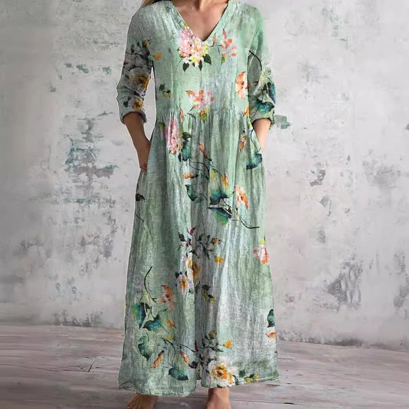 Saule - Blumiges Sommer Kleid