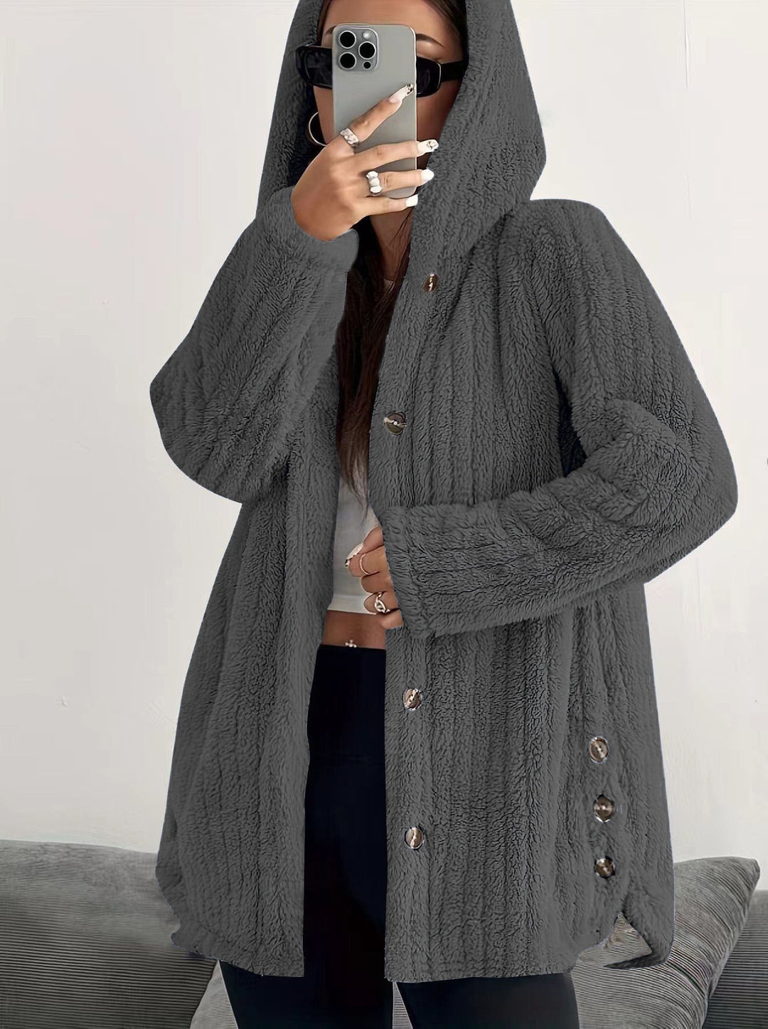 Robine – Langärmelige Winterjacke Mit Kapuze