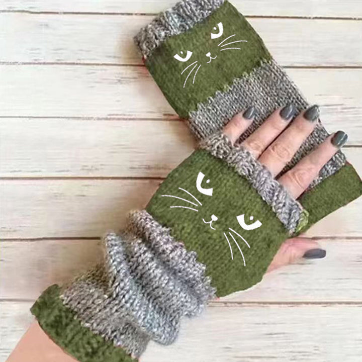 CozyPaws – Warme Handschuhe mit Cartoon-Motiv