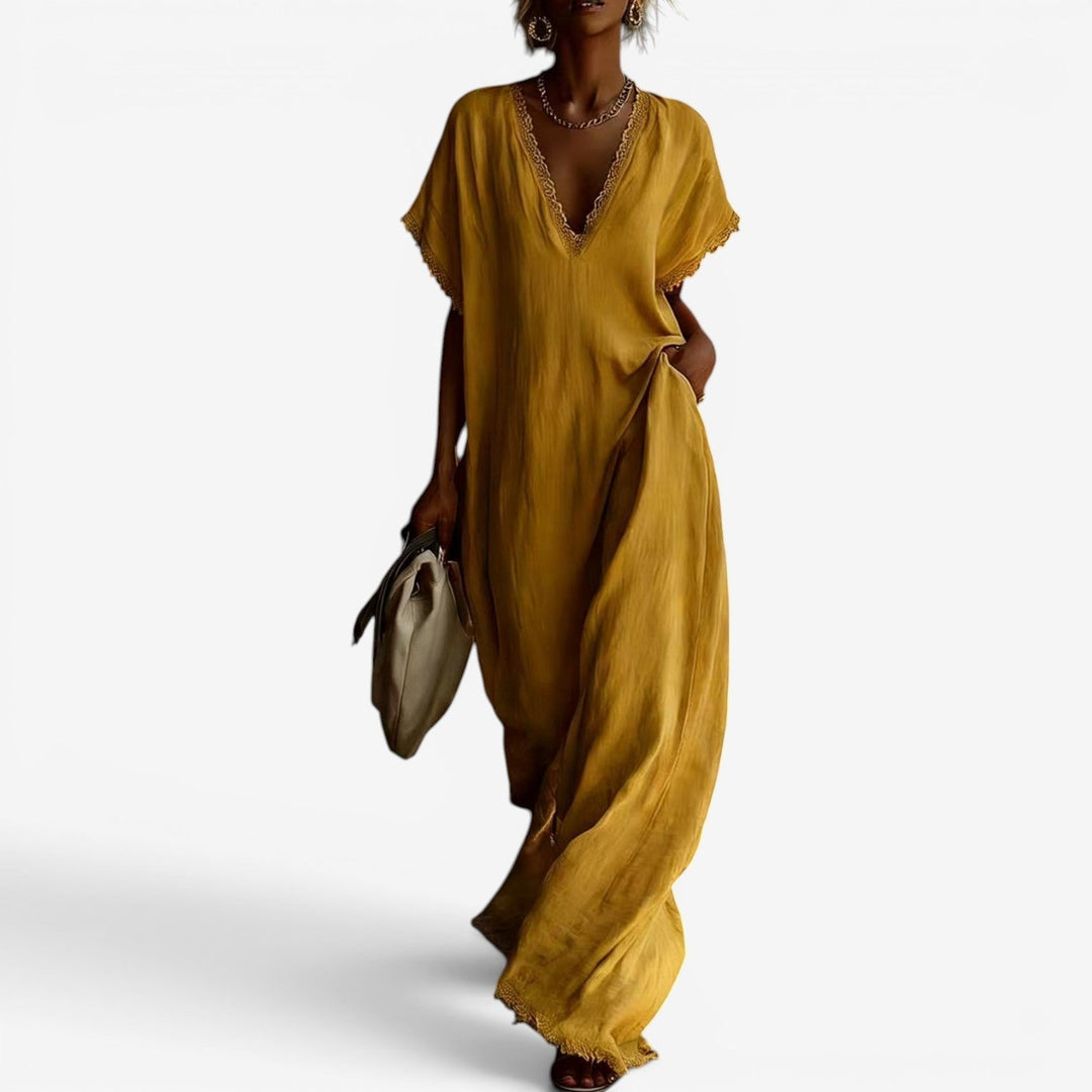 Farzana - Langes Kleid im Bohemian Stil