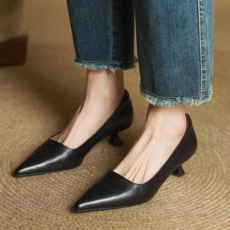 Samra – Pumps Aus Echtem Leder