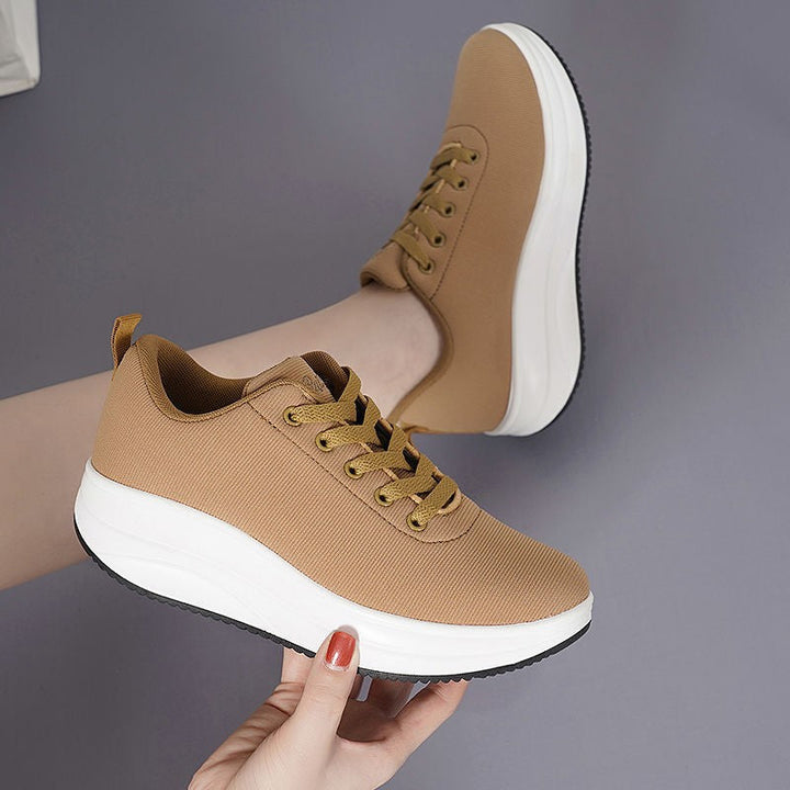 Hazina – Lässige Orthopädische Turnschuh Mit Keilabsatz