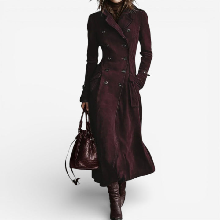 Ingeborg – Wildleder Trenchcoat