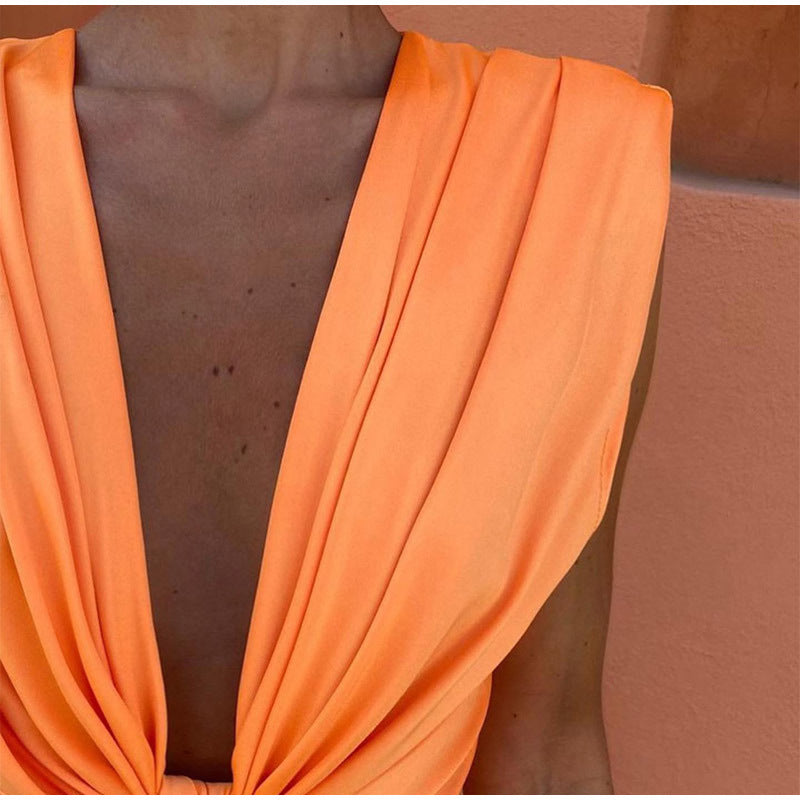 Feera - Party Kleid Mit Tiefem Ausschnitt