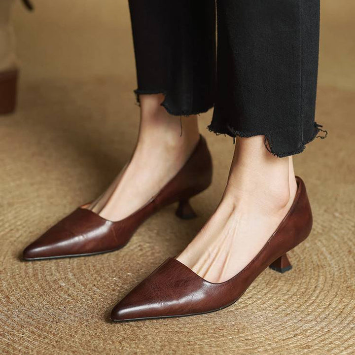 Samra – Pumps Aus Echtem Leder