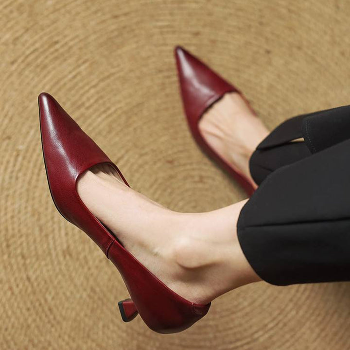 Samra – Pumps Aus Echtem Leder