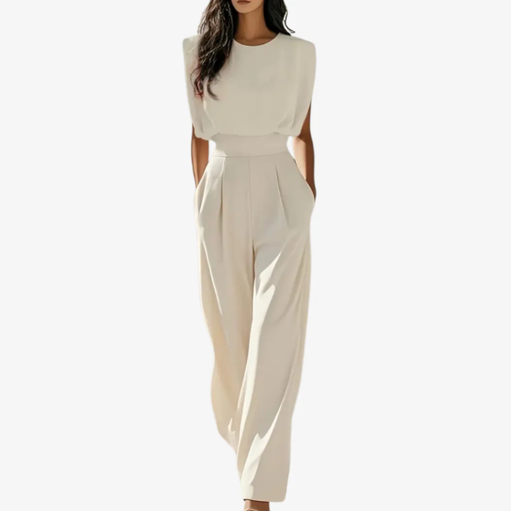 Uarutara - Eleganter Jumpsuit Mit Gürtel
