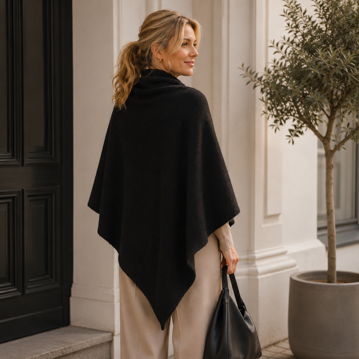 Isabel – Fleece-schal MIT Bindeband Vorne