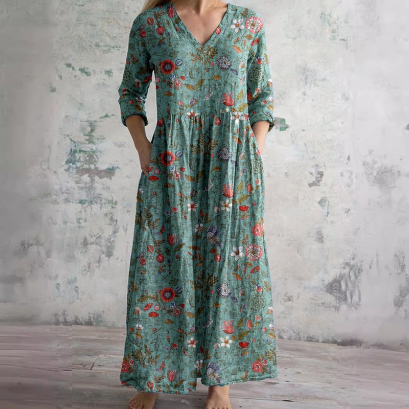 Saule - Blumiges Sommer Kleid