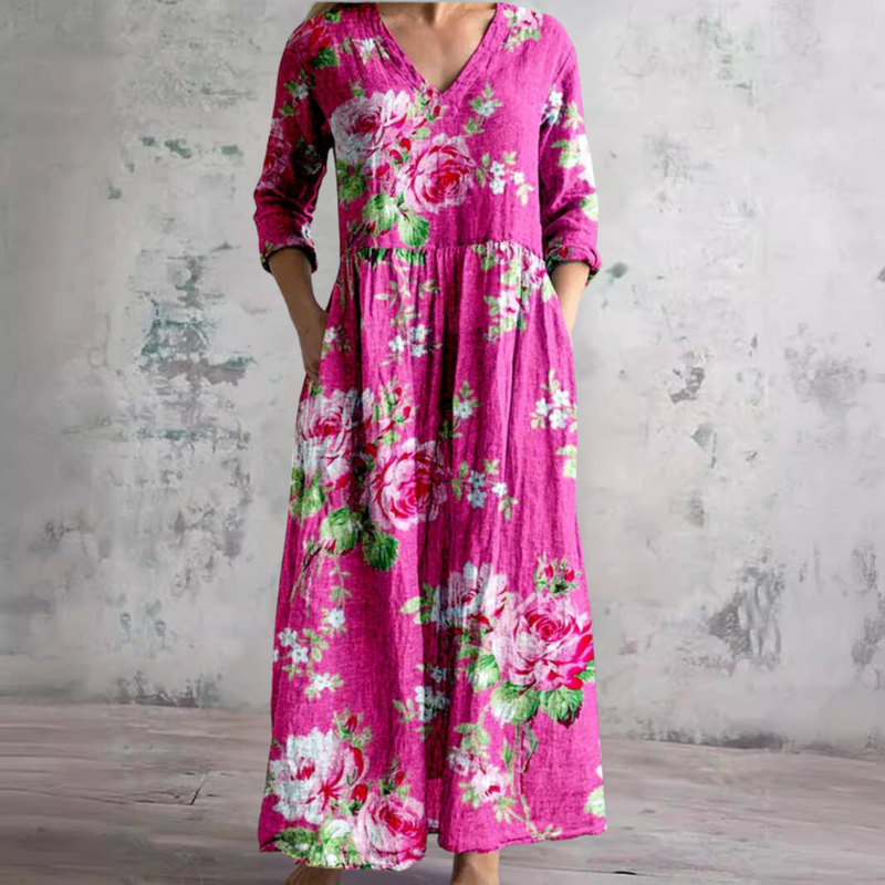 Saule - Blumiges Sommer Kleid