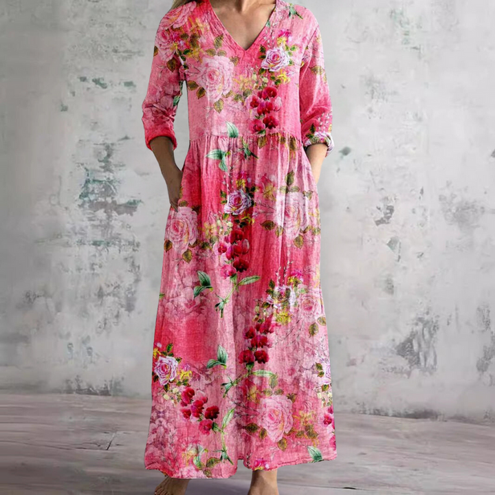Saule - Blumiges Sommer Kleid
